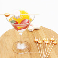 Decorative Fruit Skewers Bamboo Bar Cocktail Wooden Party Picks